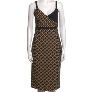 Cinq a Sept Cocktail Sheath Patterned Dress